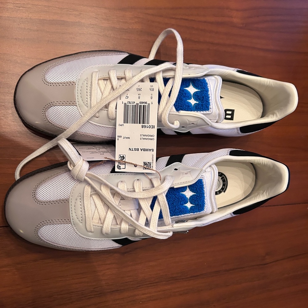 Adidas Women’s White and Black Sneakers 8.5 Samba BSTN - Picture 6 of 13